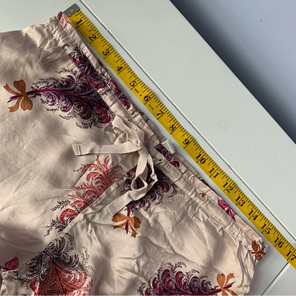 Victorias Secret Silk Floral Long Sleeve Pants Pajamas Small - Picture 11 of 14